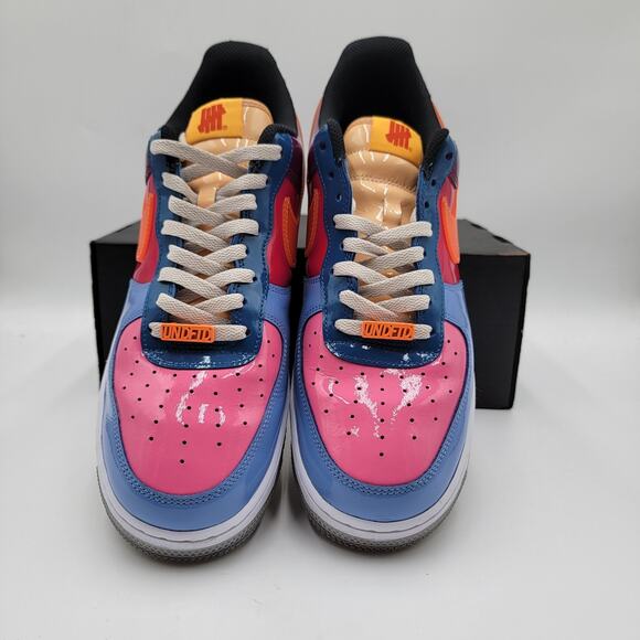 Nike Air force X Undefeated Total Orange Size 12 Preowned VNDS (404) main image 8